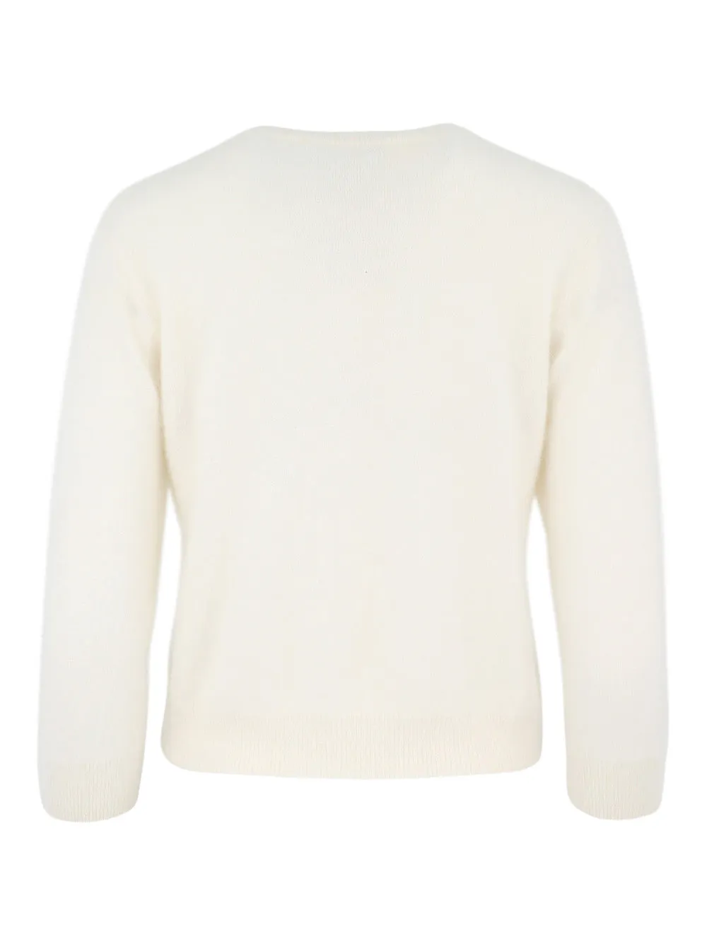 Autumn Cashmere Fluffy Baby Cardigan in Clouds