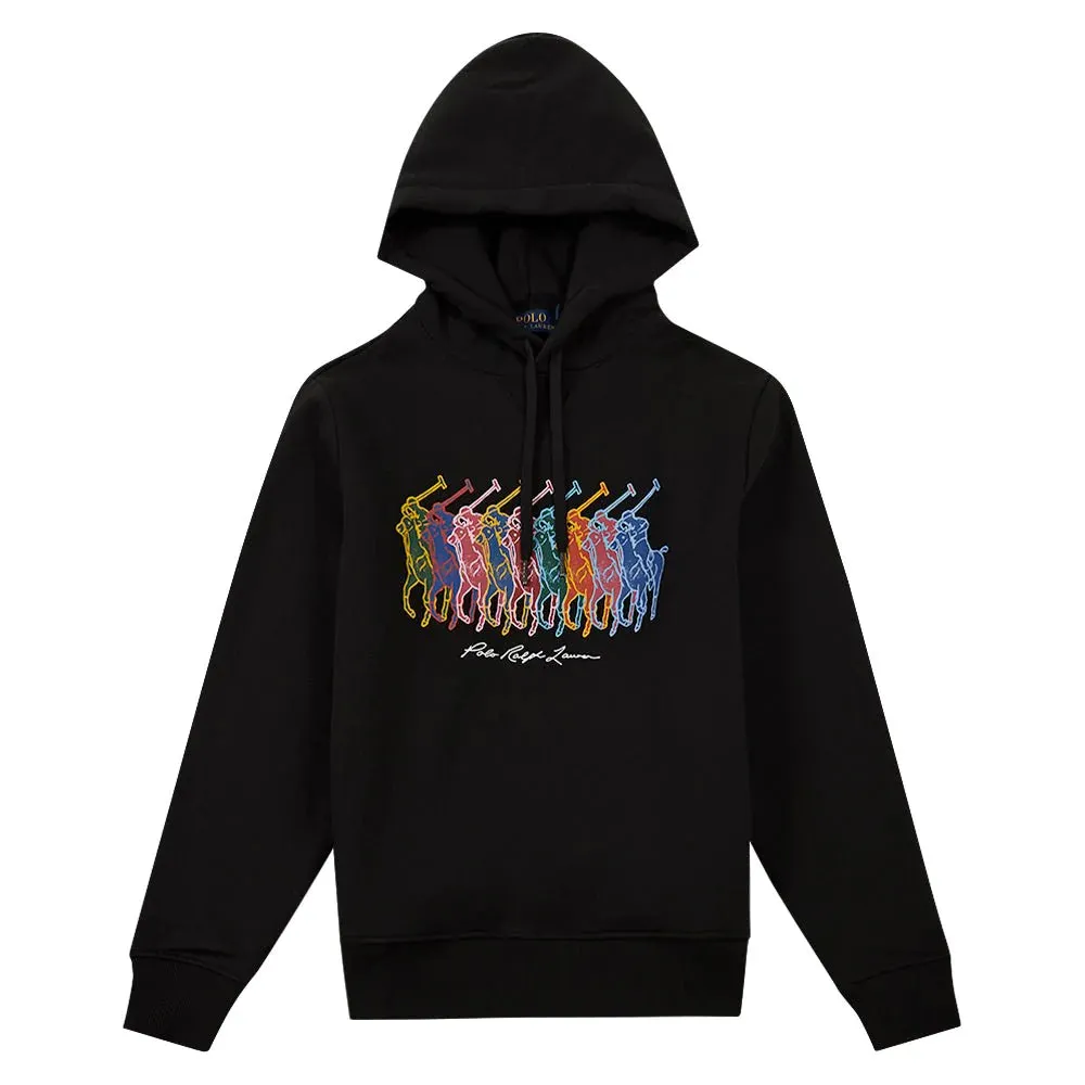 Big Pony Fleece Hoodie - Black
