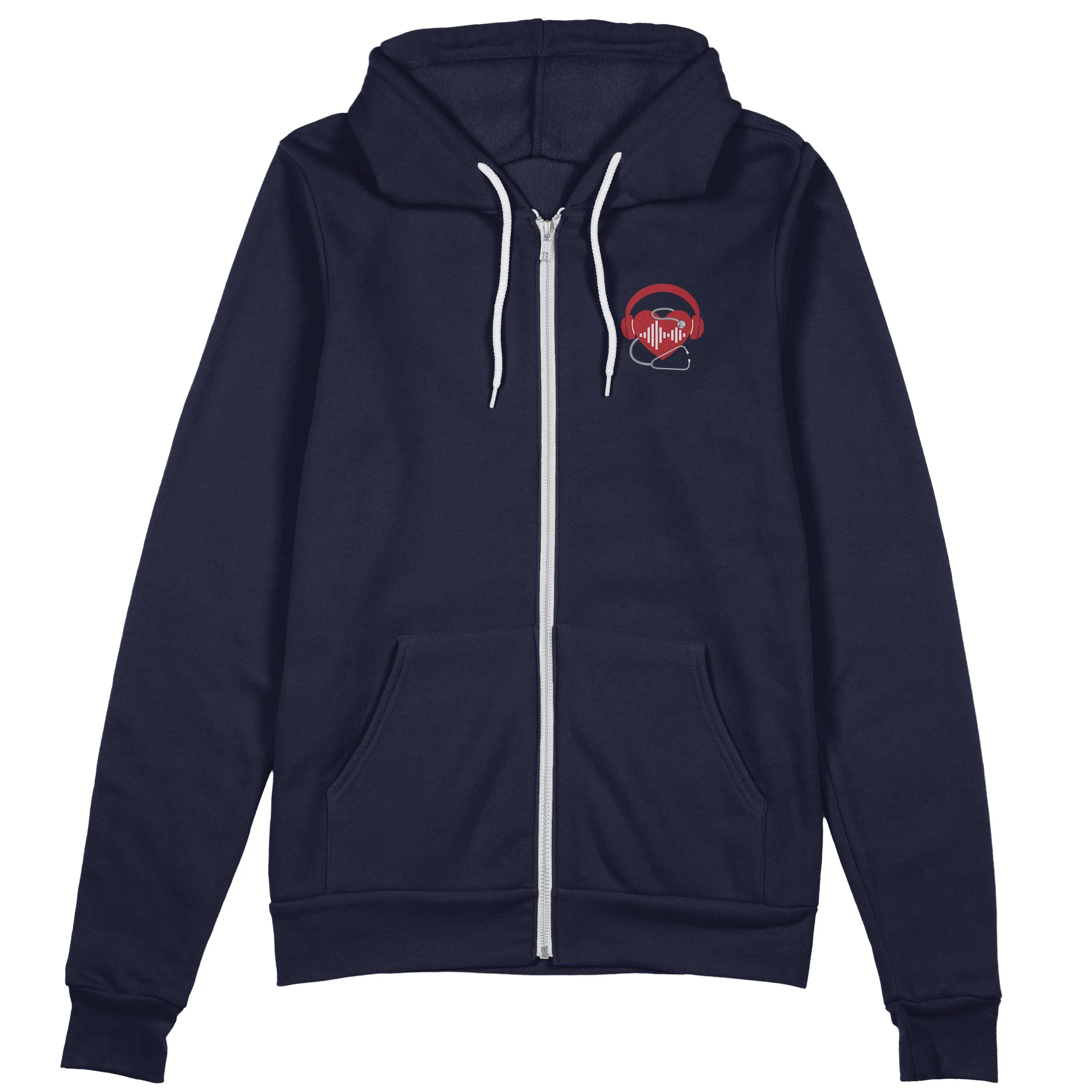 Frontline Raver Zip Up Hoodie