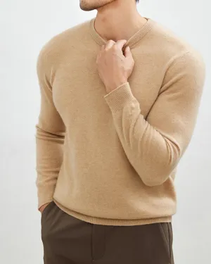 Men's Mongolian Cashmere Crewneck Sweater