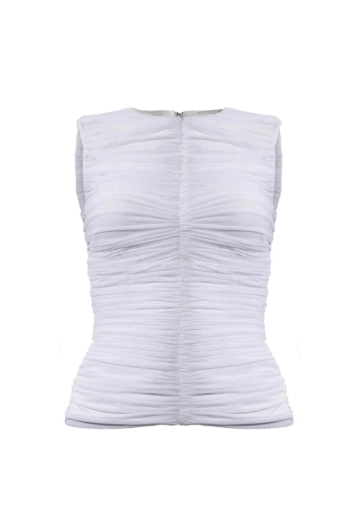 Mila Sleeveless Shell | Ivory