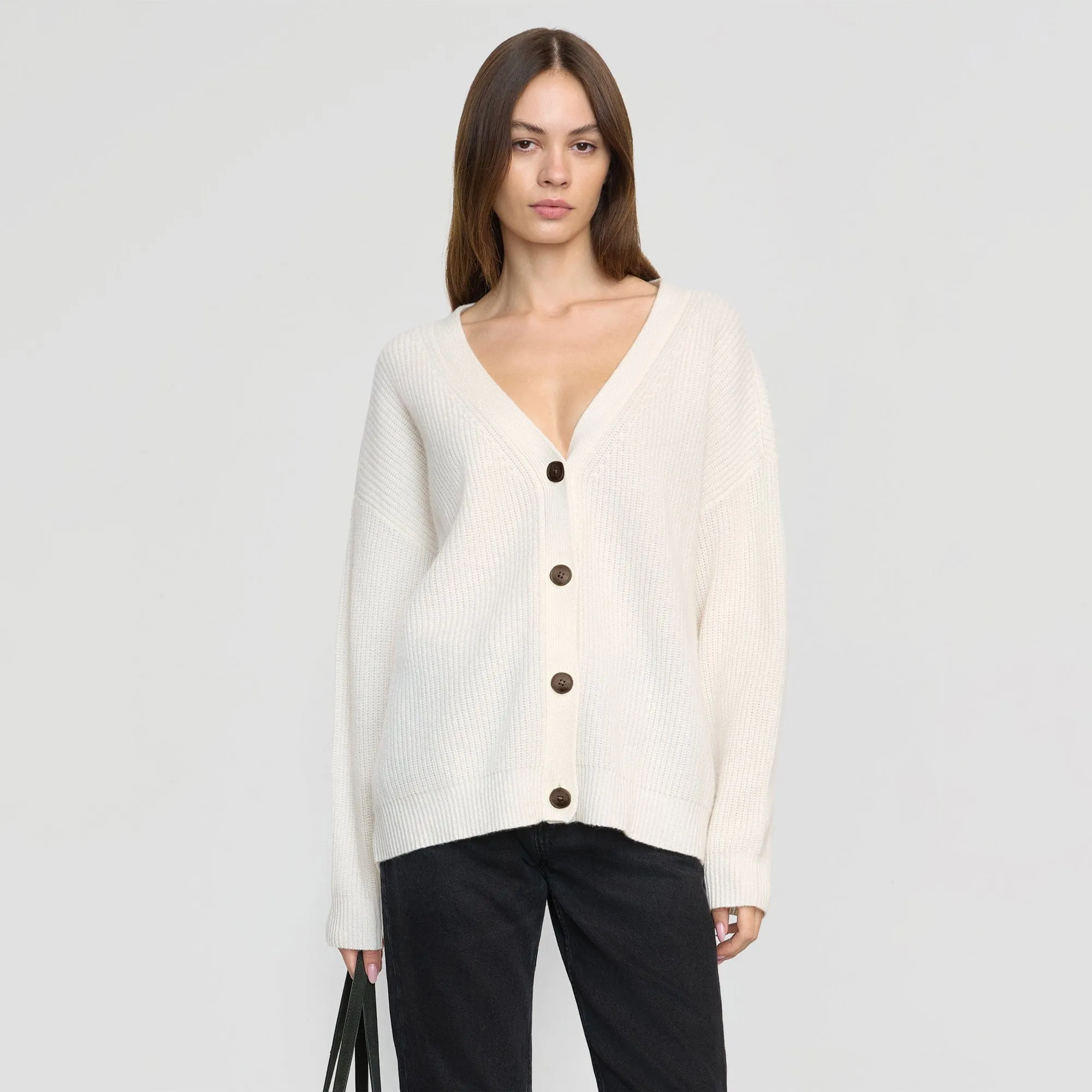 Ola Oversized Cashmere Cardigan