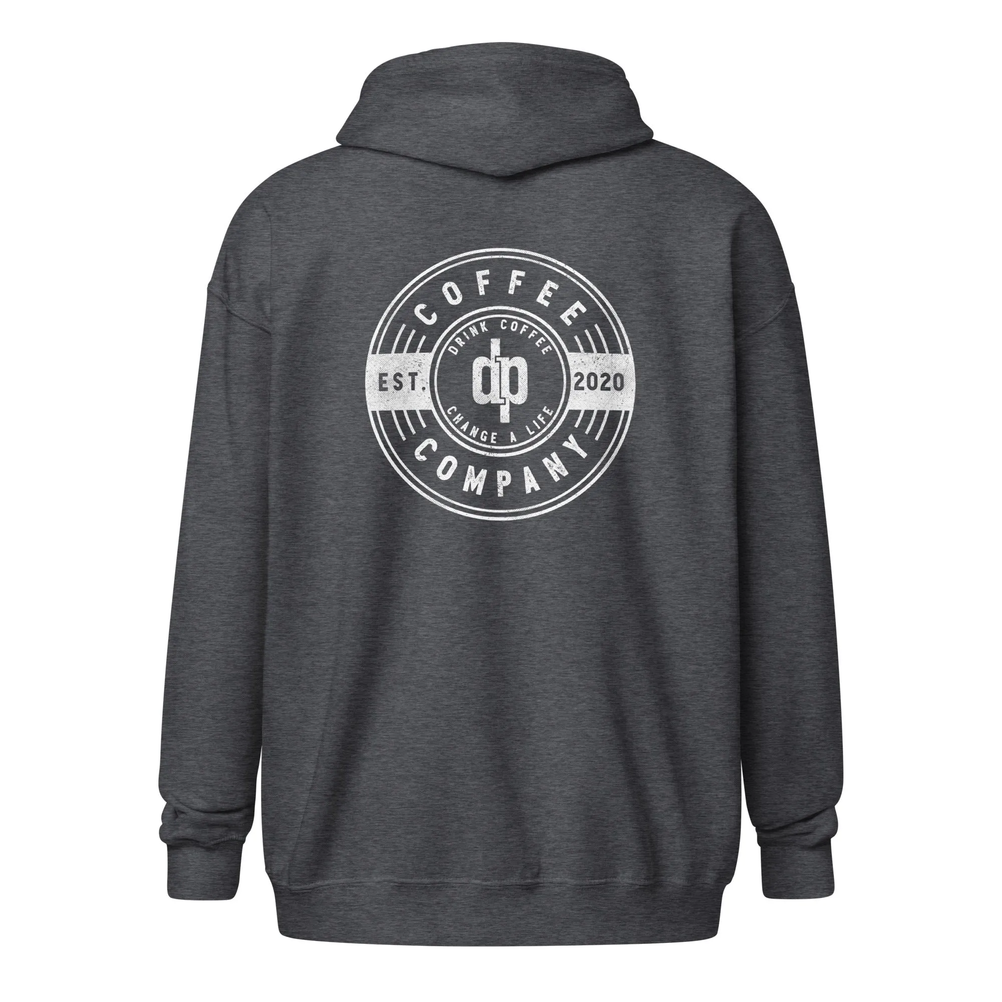 The dp Coffee Company Unisex heavy blend zip hoodie - various colors
